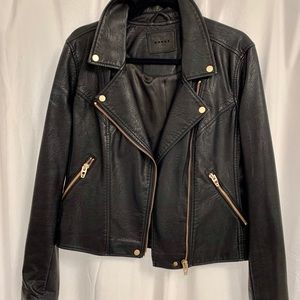 BLANK NYC Black Leather Jacket